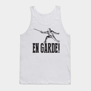 En Garde! (Black) Tank Top